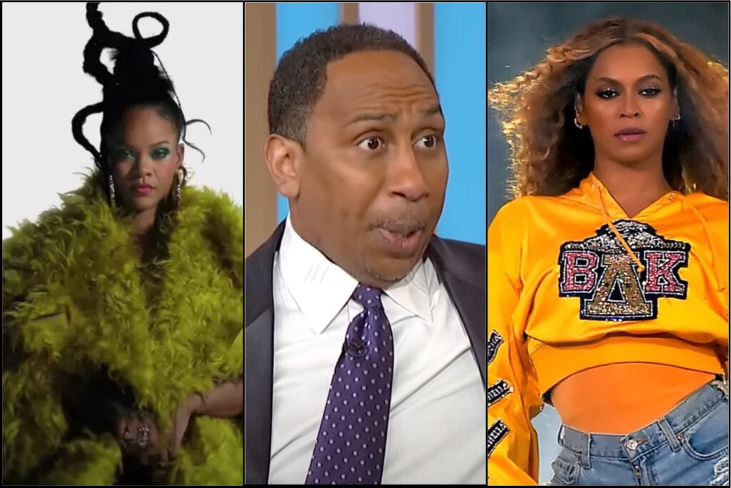 Rihanna, Stephen A Smith and Beyonce