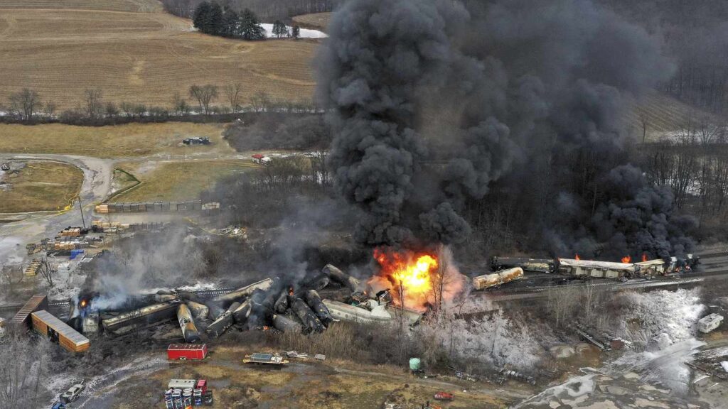 Toxic Train Derailment In Ohio